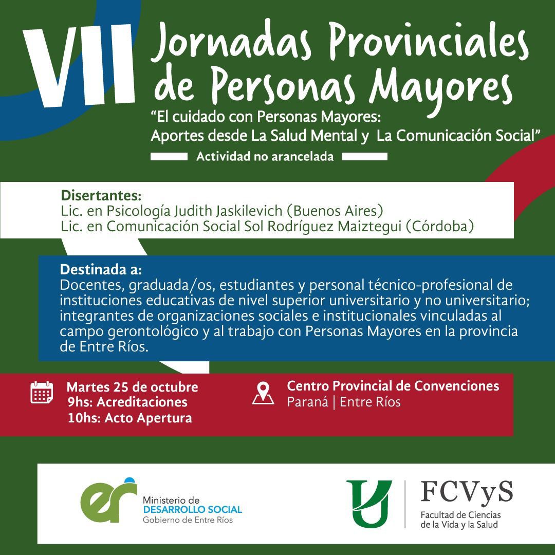 VII Edición de las jornadas provinciales de Personas Mayores